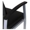 Alera MetaLounge Series 30.51 in. x 26.96 in. x 33.46 in. Bariatric Guest Chair - Black/Silver